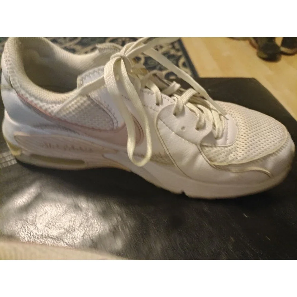 Nike Air Max Excee Womens Size 7.5 White Pink Casual Shoes Sneakers CD5432-117